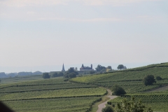 Vue du gîte - le Chateau d'Isembourg